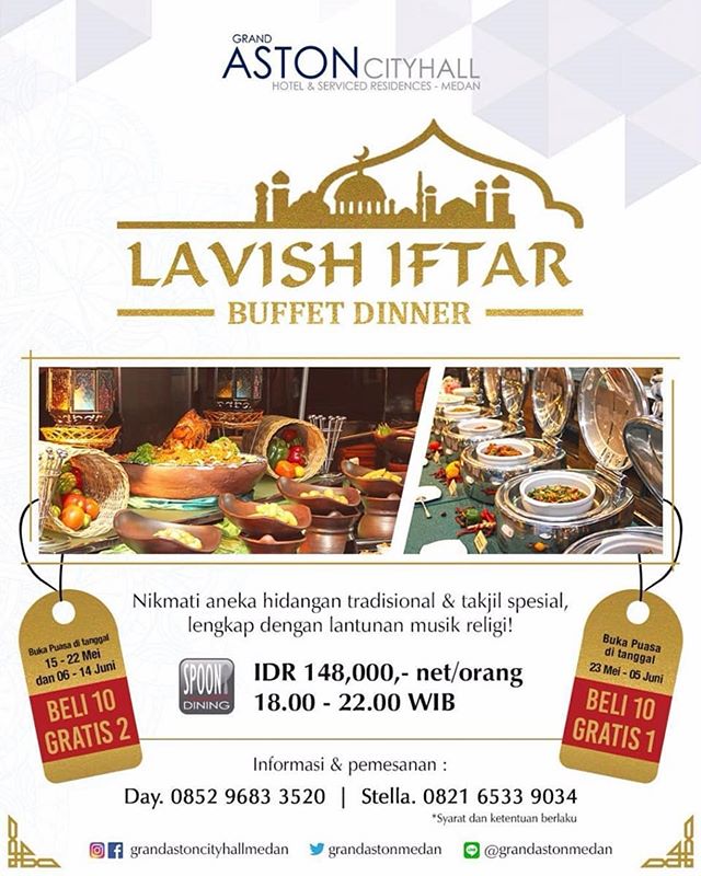 Ini Paket Buka Puasa 10 Hotel di Kota Medan (#6)