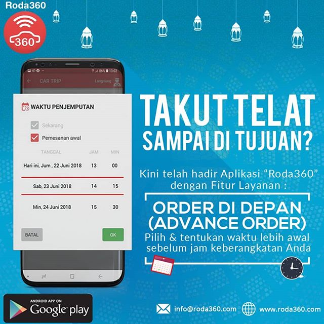 RODA360 (@roda360.id) APLIKASI TRANSPORTASI ONLINE KARYA ANAK INDONESIA (#2)